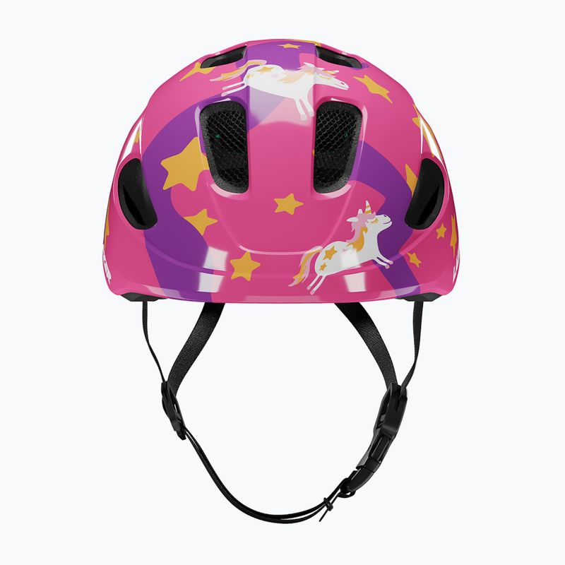 Vaikiškas dviratininko šalmas Lazer Pnut 2.0 KinetiCore purple pony 4