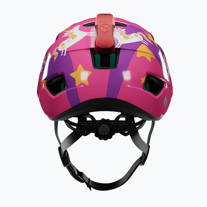 Vaikiškas dviratininko šalmas Lazer Pnut 2.0 KinetiCore purple pony 5