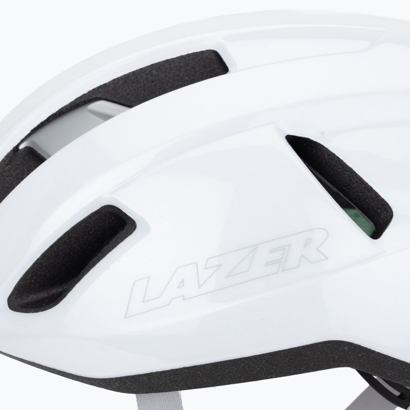Dviračio šalmas Lazer Sphere KinetiCore white/silver 7
