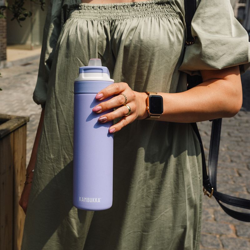 Terminis butelis Kambukka Lagoon Insulated 600 ml Digital Lavender 7