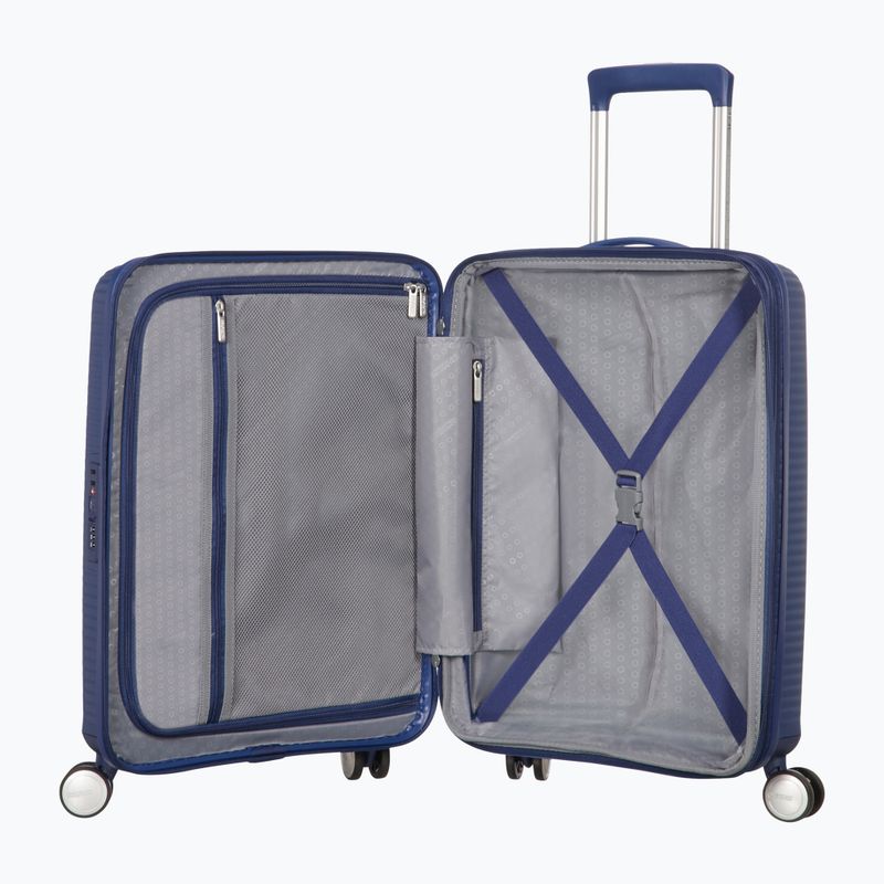 "American Tourister Soundbox" 41 l midnight navy kelioninis lagaminas 4