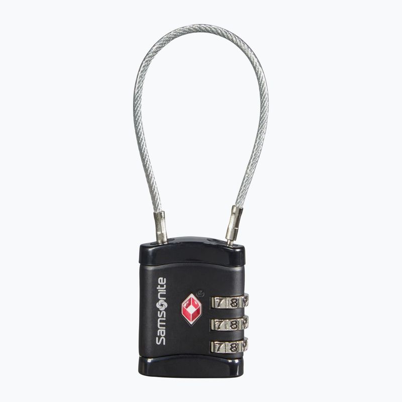 Užraktas Samsonite Cablelock 3 Dial Tsa black