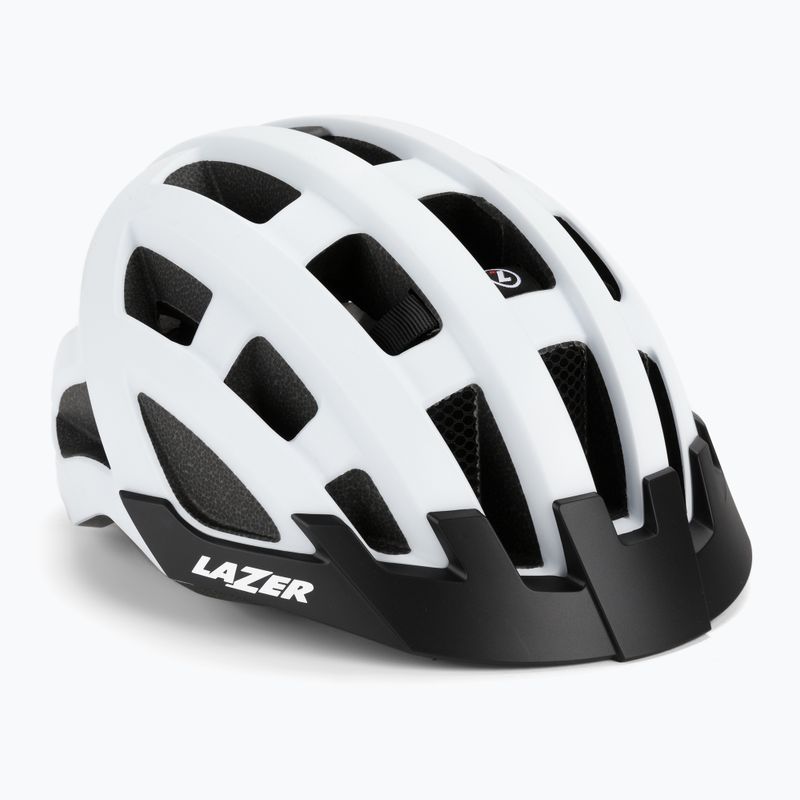 Lazer Compact DLX dviratininko šalmas baltas BLC2197885191