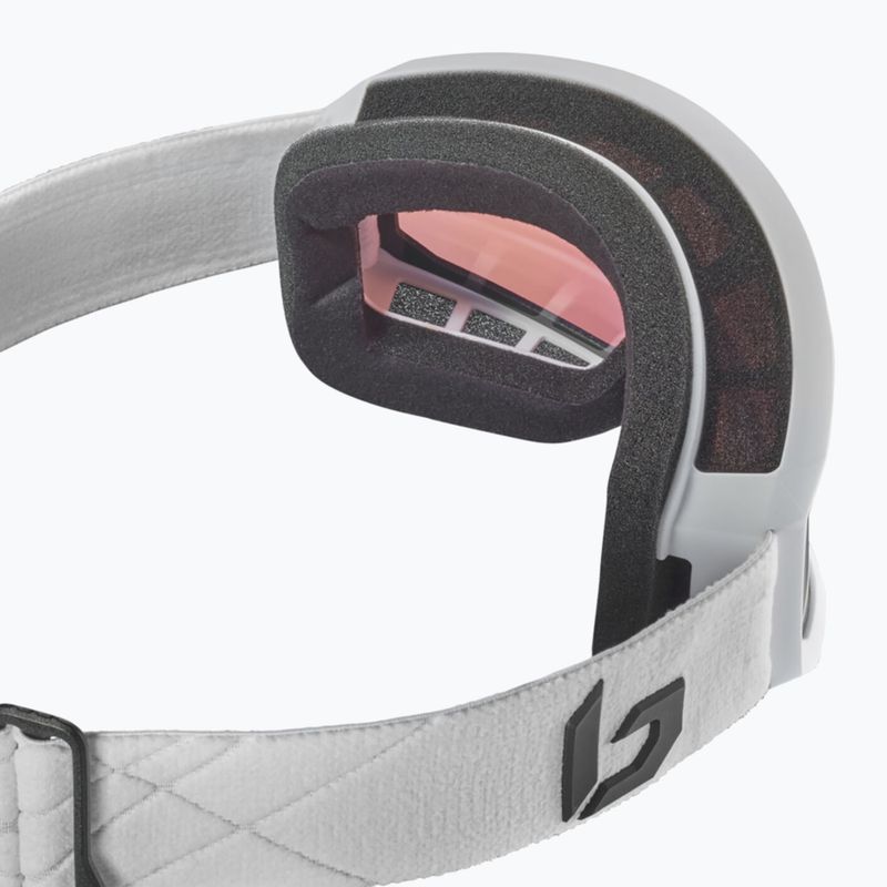 Slidinėjimo akiniai Bollé Y7 OTG white matte/vermillon gun 2