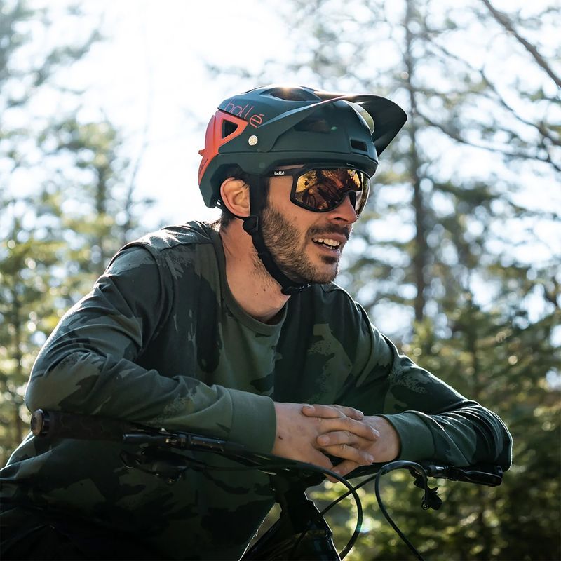 Akiniai nuo saulės Bollé Chronoshield black matte/phantom brown red photochromic 5