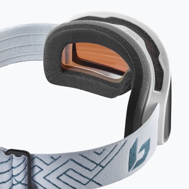 Slidinėjimo akiniai Bollé Nevada Small white metalic blue matte/azure 2