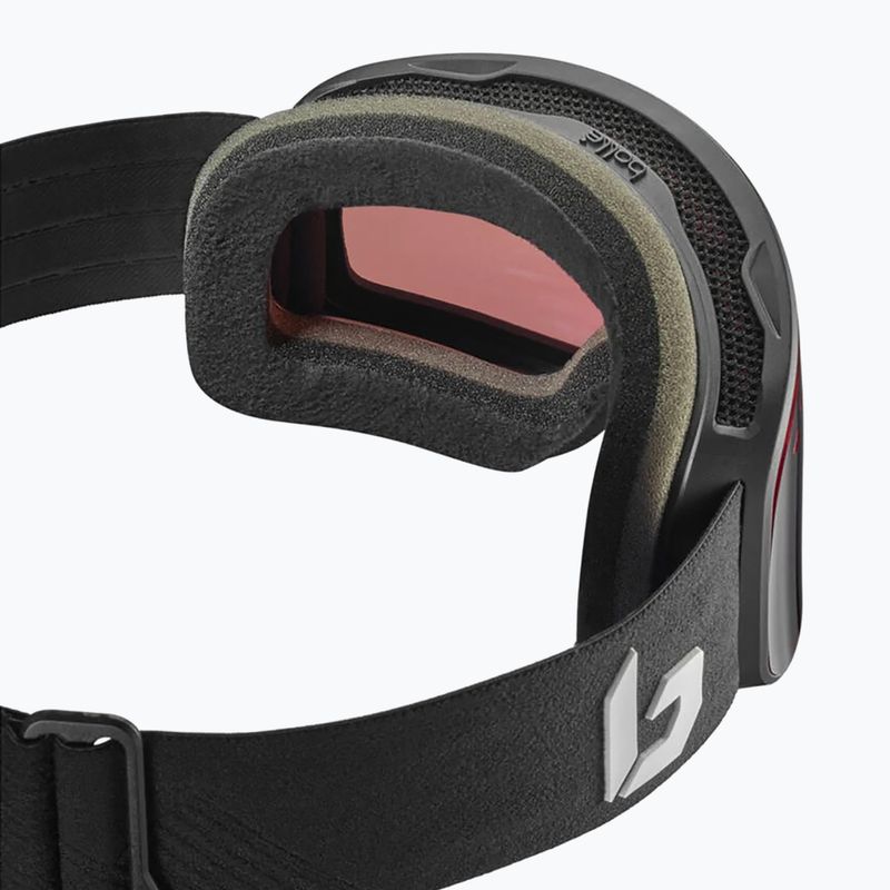 Slidinėjimo akiniai Bollé Nevada Small black corp matte/vermillon gun 2