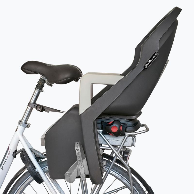 Sėdynė vaikui dviračiui Polisport Guppy Maxi+ CFS dark grey/silver 4