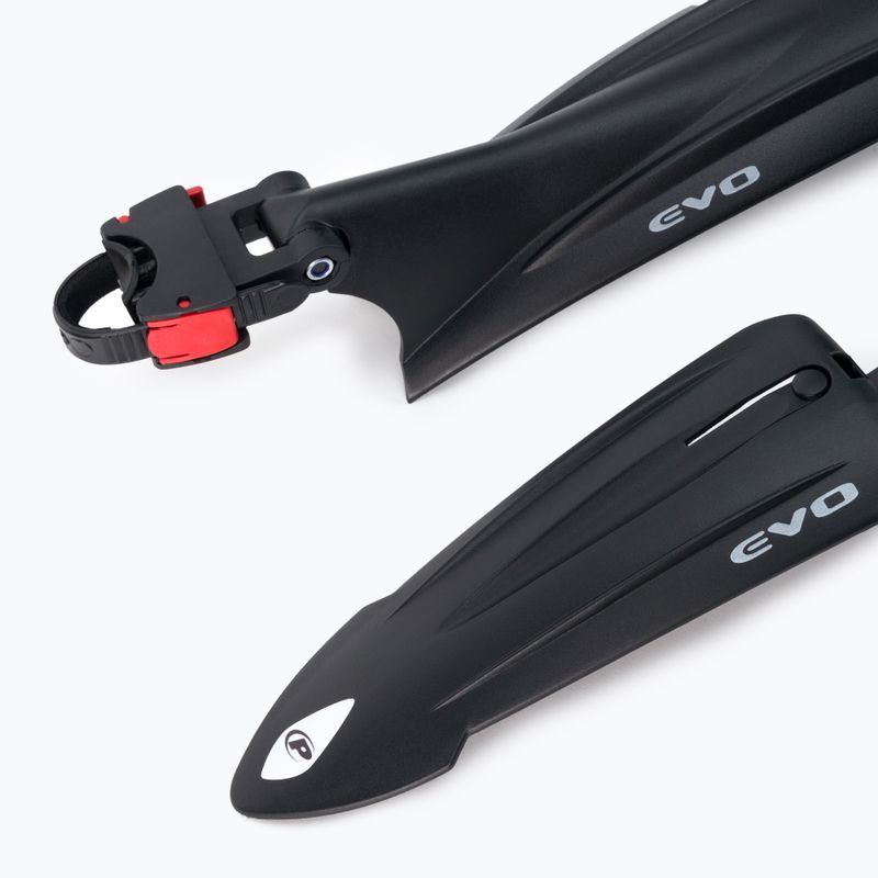 Polisport Cross Country Evo Set 24/26 Mtb black MD dviračių purvasargiai 8622100008 5