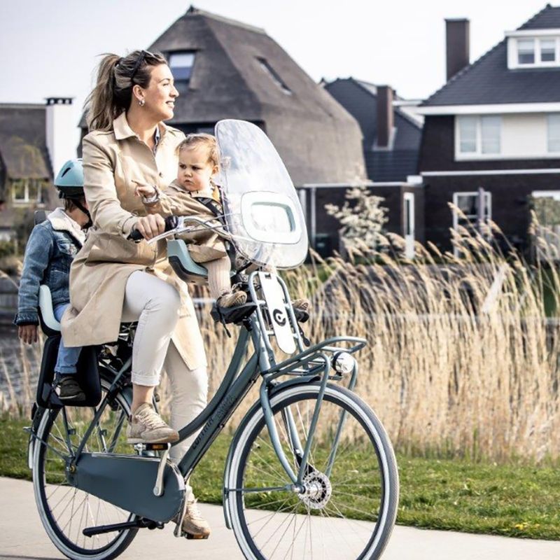 Dviračio sėdynė bobike Go Mini macaron pilka 5