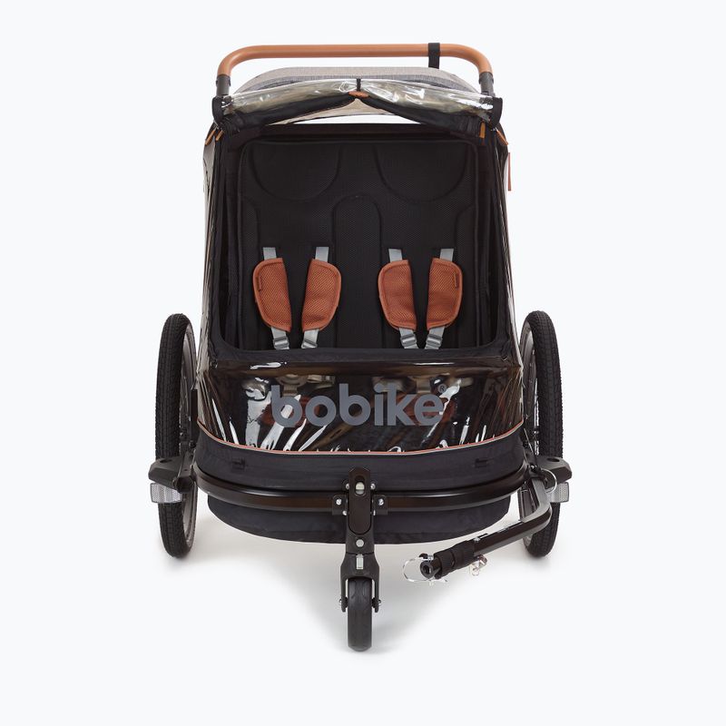 Dviračių priekaba bobike Moobe pilka 6