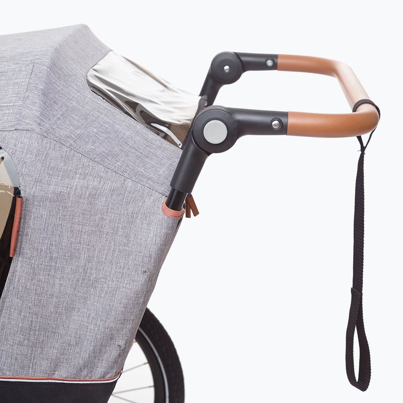 Dviračių priekaba bobike Moobe pilka 10