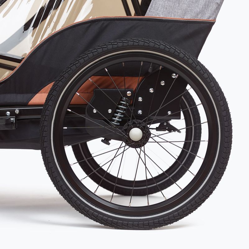 Dviračių priekaba bobike Moobe pilka 12