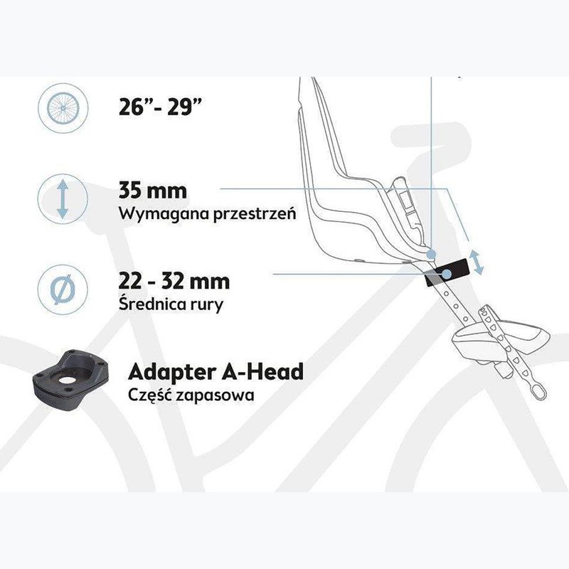 Dviračio kėdutė bobike One Mini chocolate brown 6