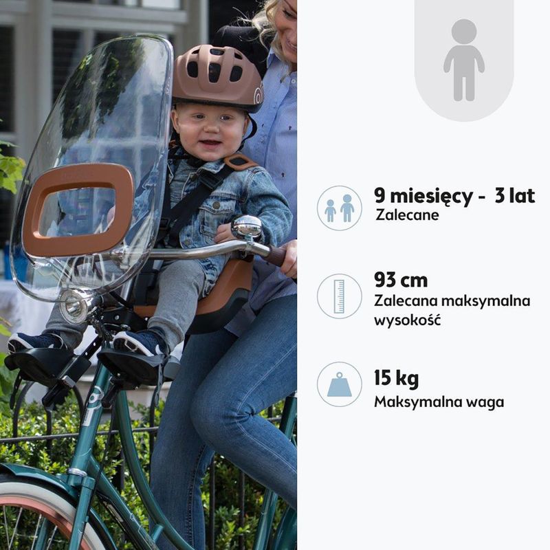 Dviračio kėdutė bobike One Mini chocolate brown 7