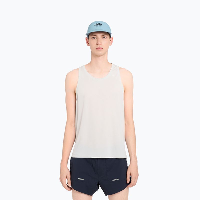 Vyriški bėgimo marškinėliai Ciele Athletics FST Signlet 2 light grey