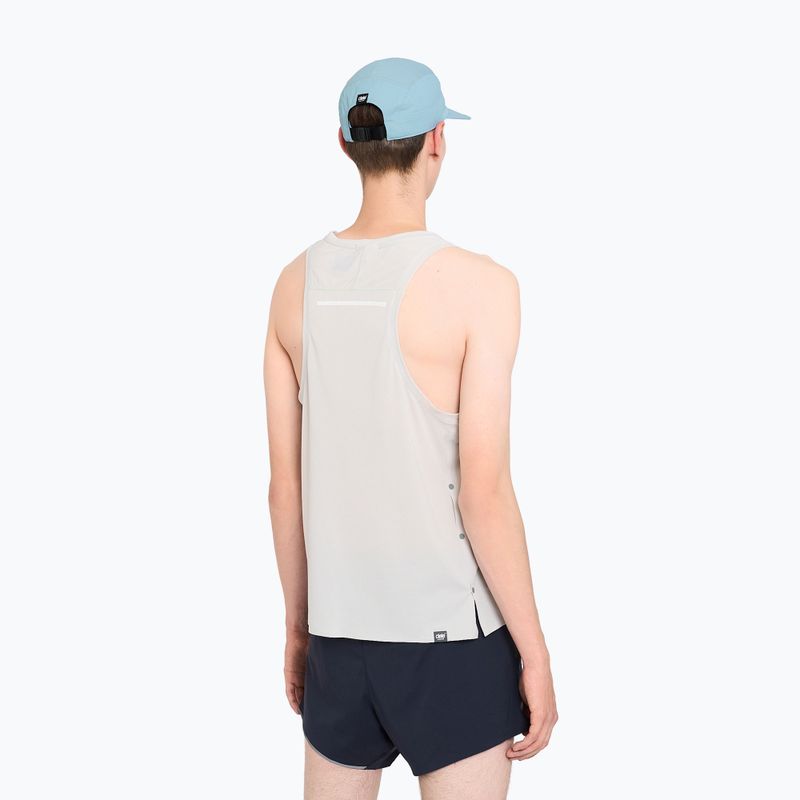 Vyriški bėgimo marškinėliai Ciele Athletics FST Signlet 2 light grey 2