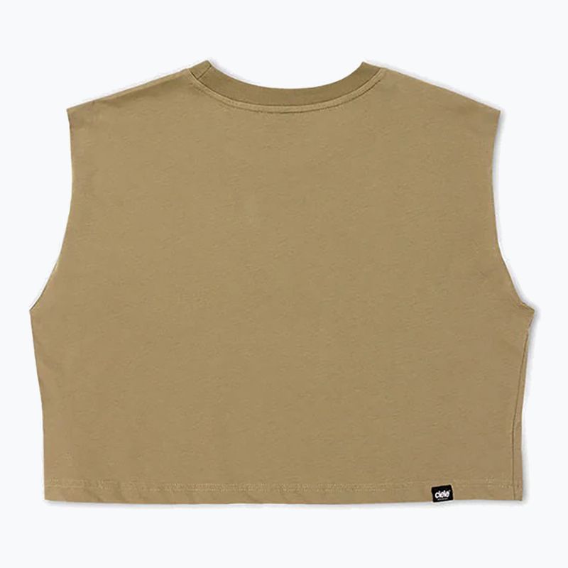 Moteriški bėgimo marškinėliai be rankovių Ciele Athletics ORTank Cropped canvas 5