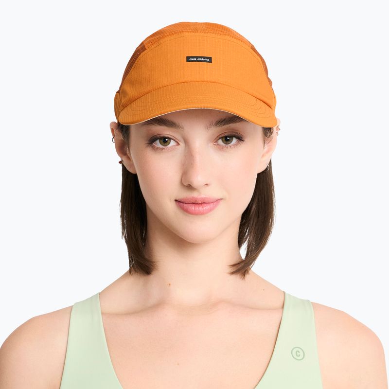 Kepurė su snapeliu Ciele Athletics GOCap Field IconicBar SL sunset/ginger bread 4