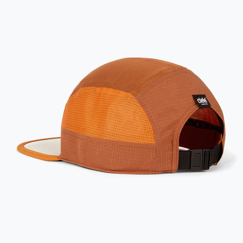 Kepurė su snapeliu Ciele Athletics GOCap Field Iconic Bar ginger bread/sunset 2