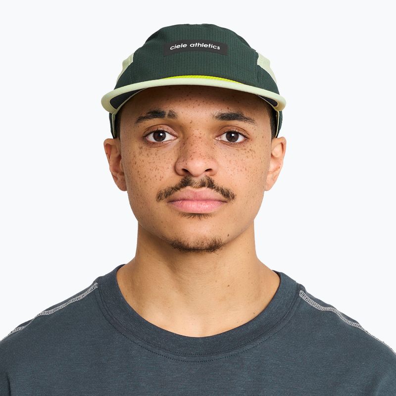 Kepurė su snapeliu Ciele Athletics GOCap Field Iconic Bar spruce/light moss 4