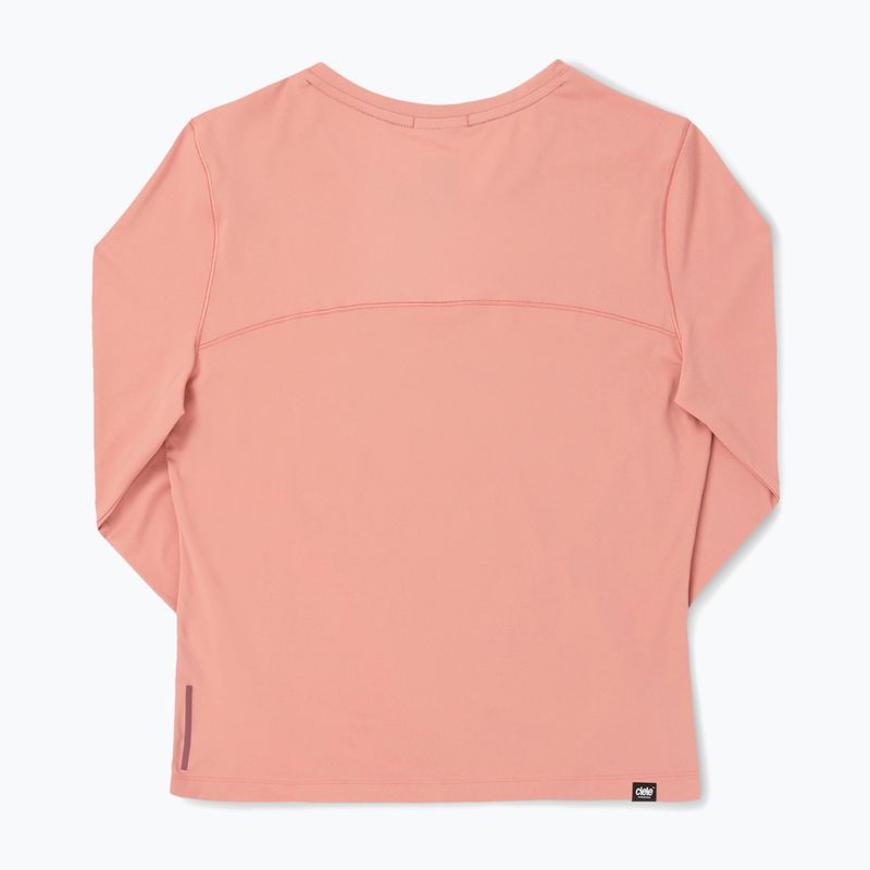 Moteriški bėgimo marškinėliai su ilgomis rankovėmis  Ciele Athletics DLYLongsleeve rose dawn 2