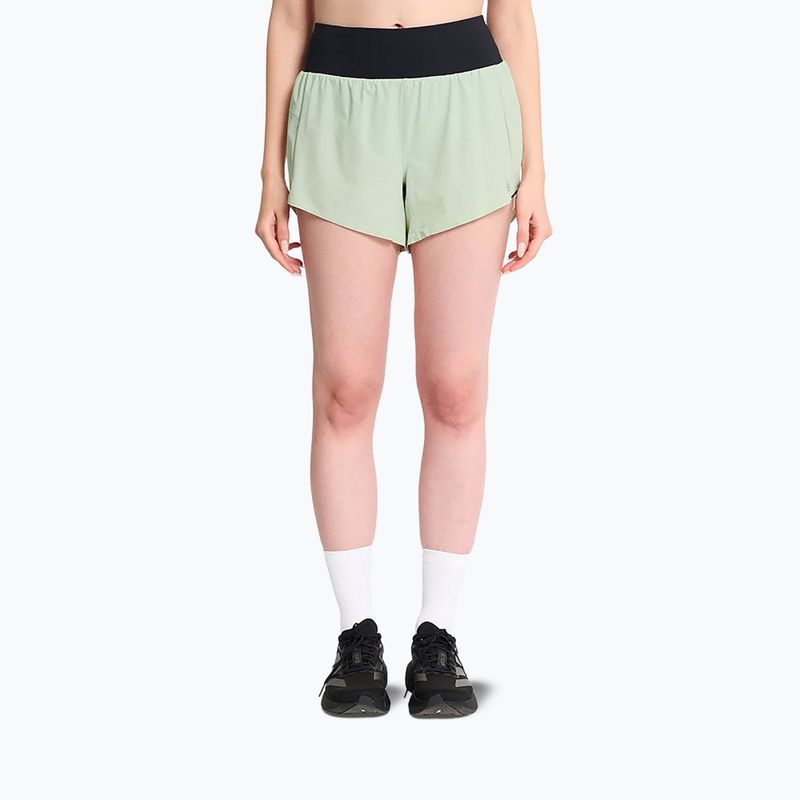 Moteriški bėgimo šortai Ciele Athletics TRNShort4''brief 2 light moss