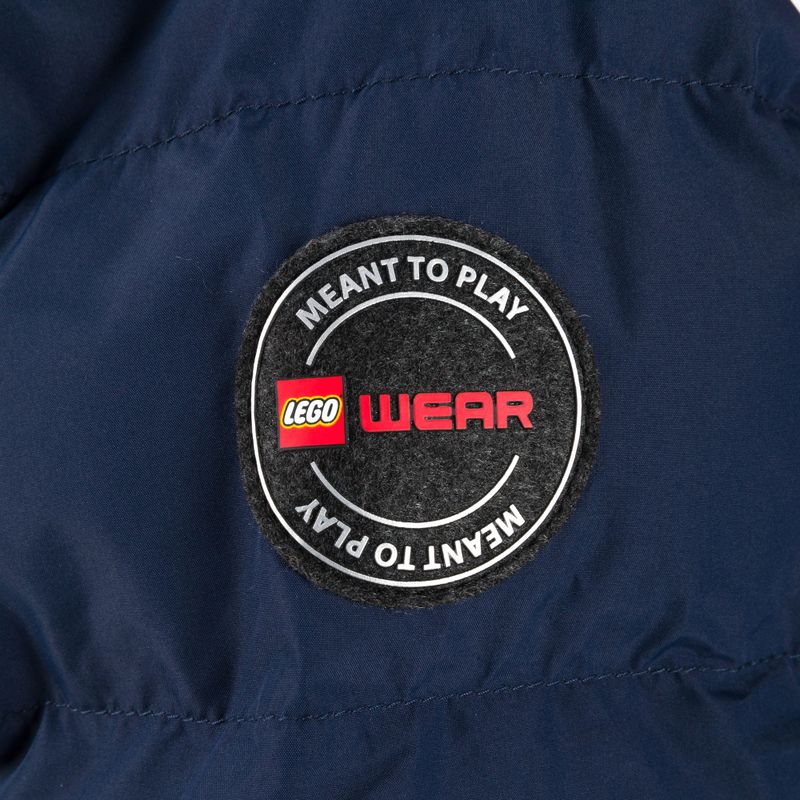 LEGO Lwjipe 704 ruda vaikiška pūkinė striukė 22898 5