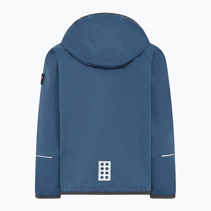 Vaikiška softshell striukė Lego Lwsefrit 200 mėlyna 2
