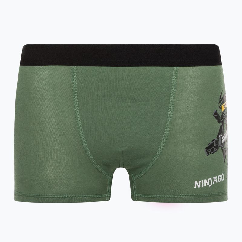 LEGO Lwbo 302 vaikiški boksininko šortai 3 poros, žali/mėlyni/žali 12010821 5