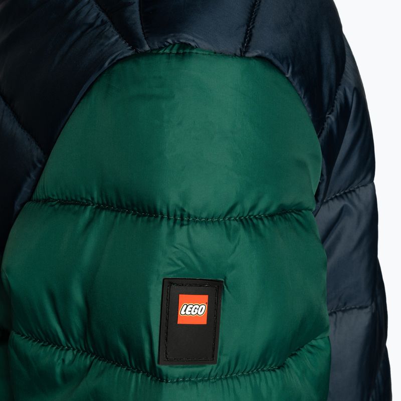 LEGO Lwjesse vaikiška softshell striukė tamsiai žalia 4