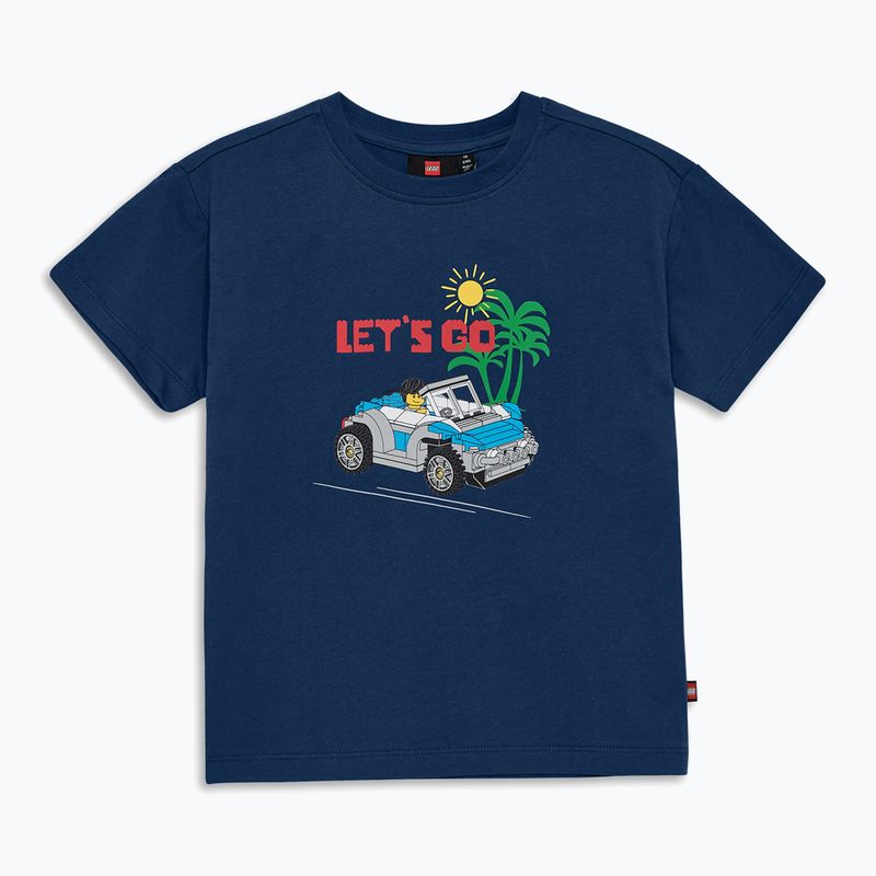 Vaikiški marškinėliai LEGO Lwtaffy 314 dark blue