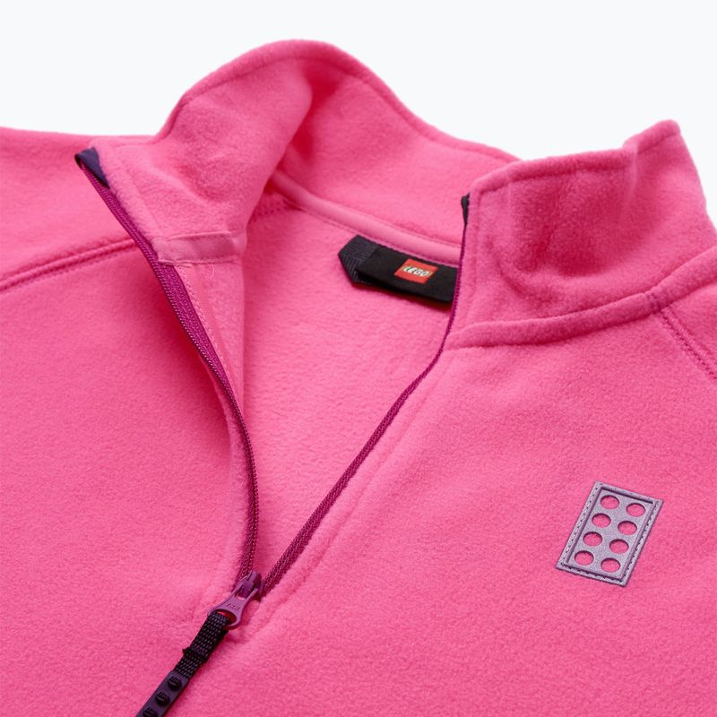 Vaikiškas fliso džemperis LEGO Lwsinclair 702 pink 3