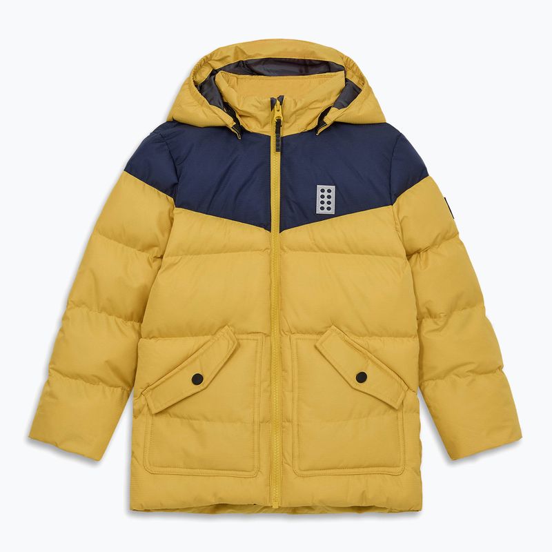 Vaikiška pašiltinta striukė LEGO Lwjebel 733 dark yellow