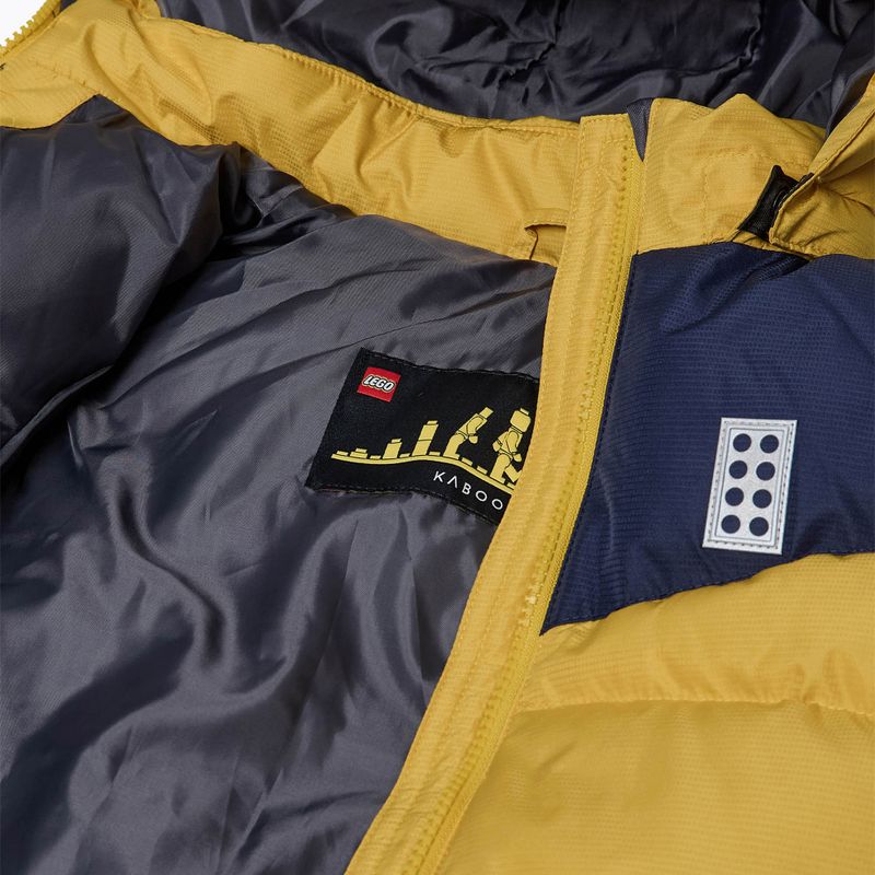 Vaikiška pašiltinta striukė LEGO Lwjebel 733 dark yellow 5