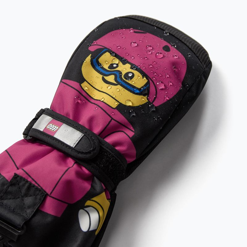 Vaikiškos pirštinės LEGO Lwagan 812 pink 3