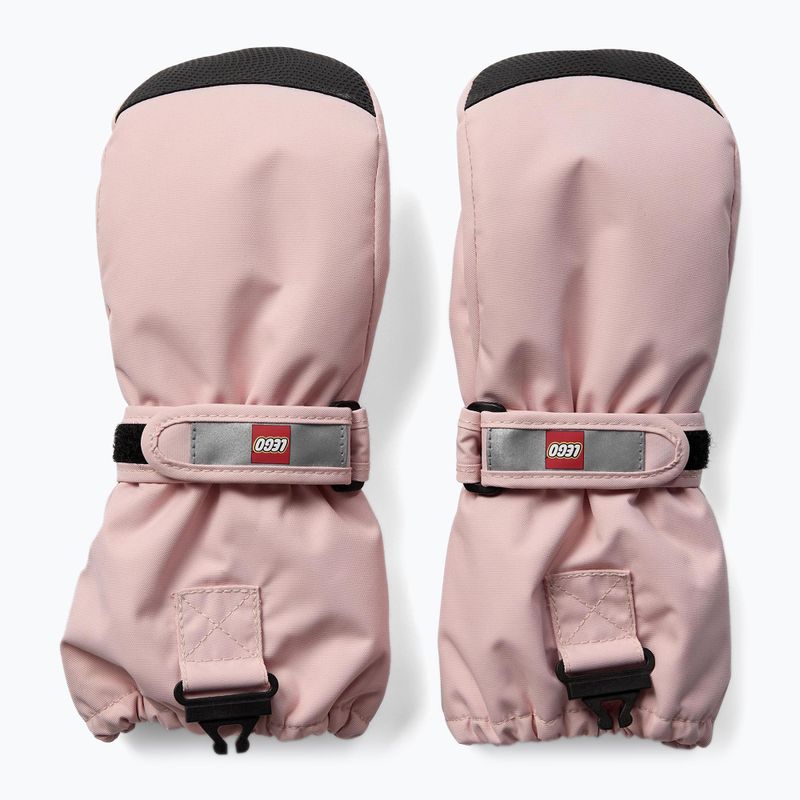 Vaikiškos slidinėjimo pirštinės  LEGO Lwatlin 706 light pink 2