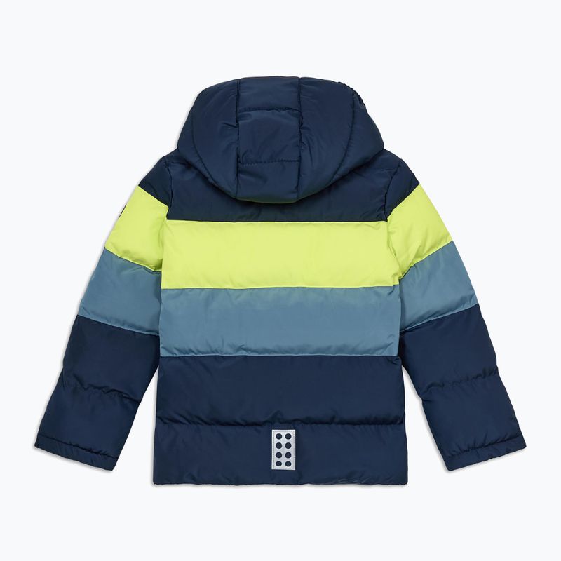 Vaikiška striukė LEGO Lwjipe 705 dark navy/lime 2
