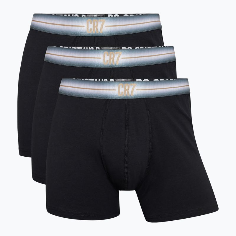 Vyriškos trumpikės CR7 Basic Trunk 3 poros black/navy blue 5