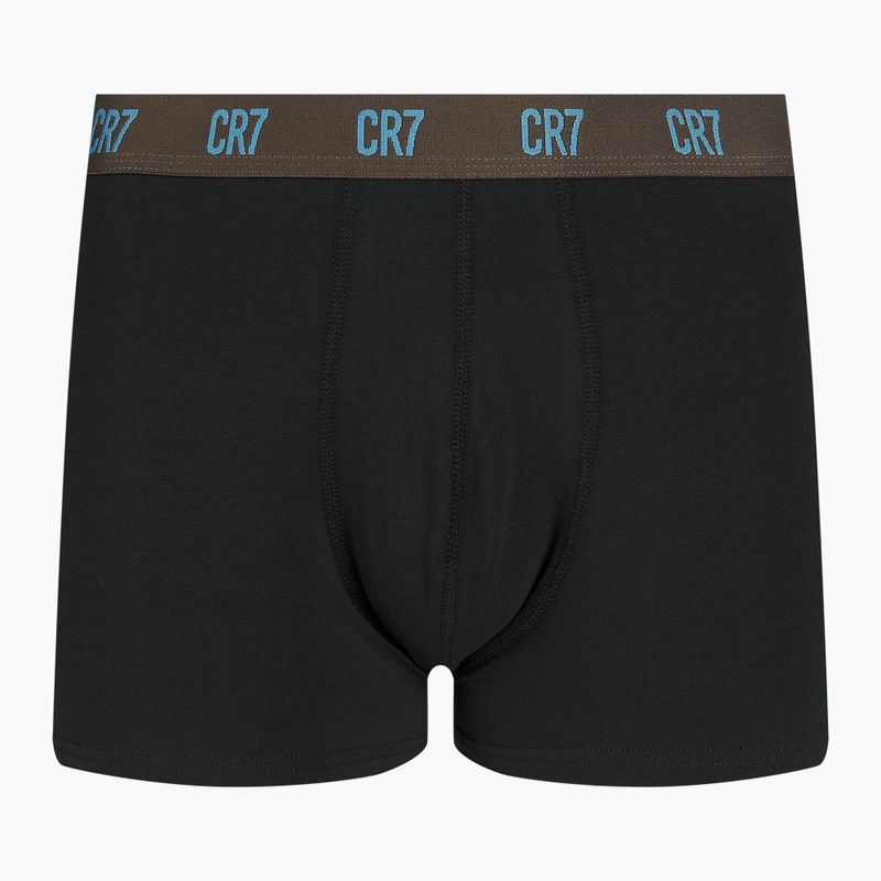 Vyriškos trumpikės CR7 Basic Trunk 3 poros black/brown 5