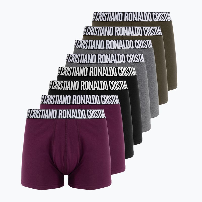 Vyriškos trumpikės CR7 Basic Trunk 8 poros multicolor