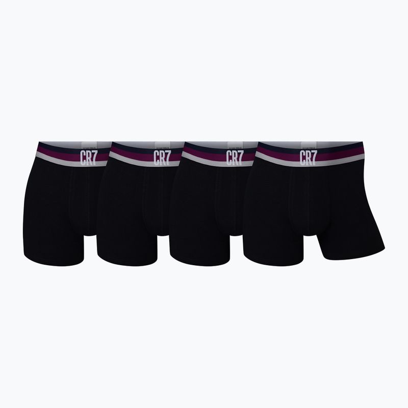 Vyriškos trumpikės CR7 Basic Trunk 4 poros black