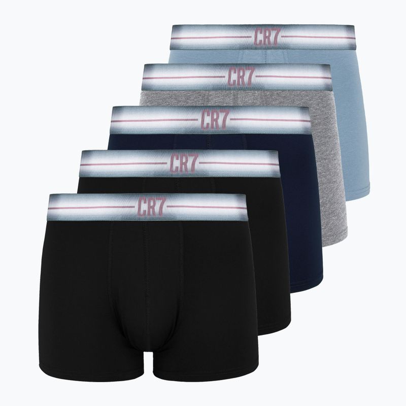Vyriškos trumpikės CR7 Basic Trunk 5 par multicolur