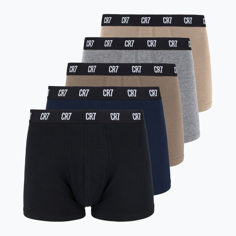 Vyriškos trumpikės CR7 Basic Trunk 5 poros 2414 multicolur