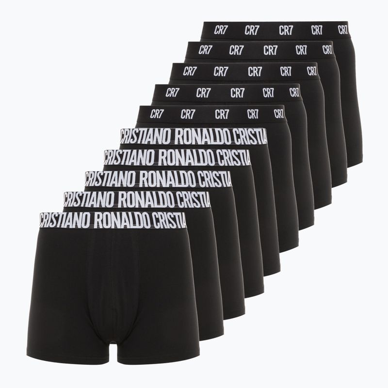 Vyriškos trumpikės CR7 Basic Trunk 10 porų black