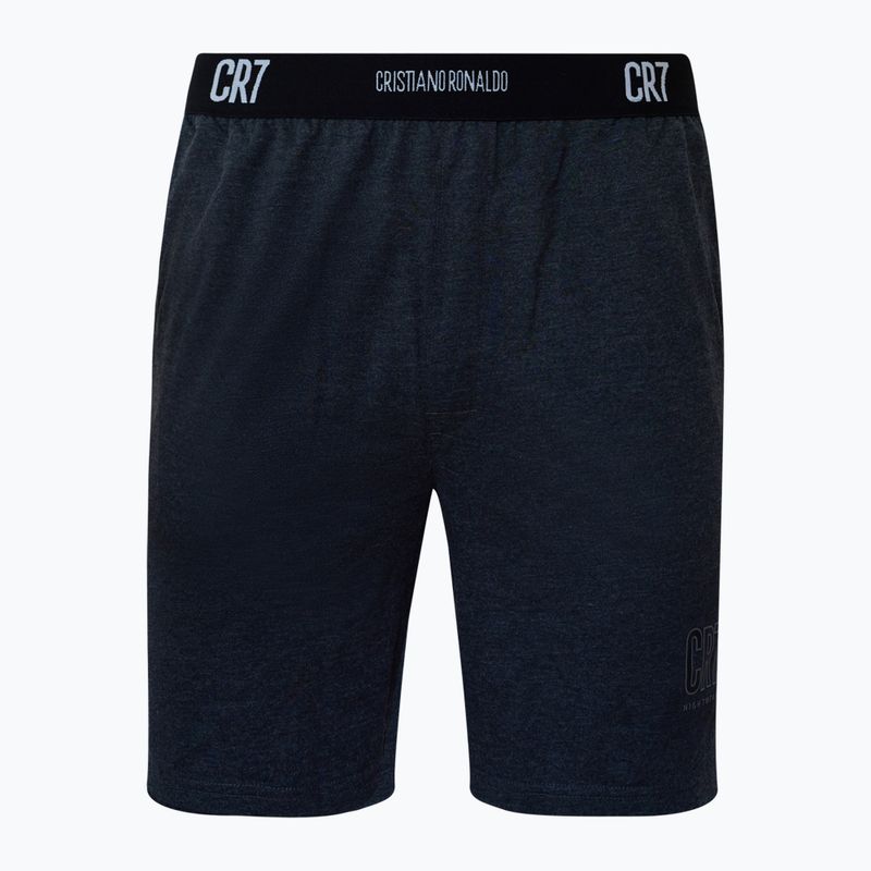 Vyriška pižama CR7 Pyjama Short dark grey melange 4