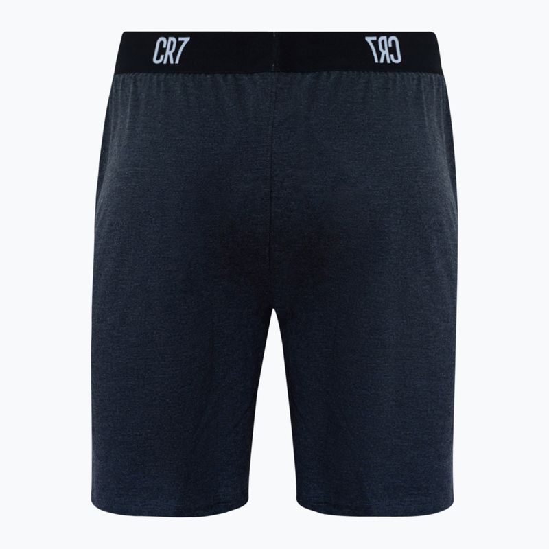 Vyriška pižama CR7 Pyjama Short dark grey melange 5