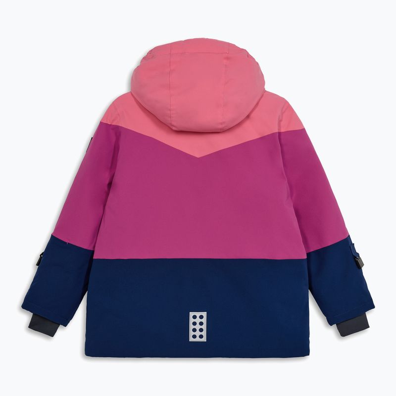 Vaikiška slidinėjimo striukė LEGO Lwjested 708 fuchsia 2