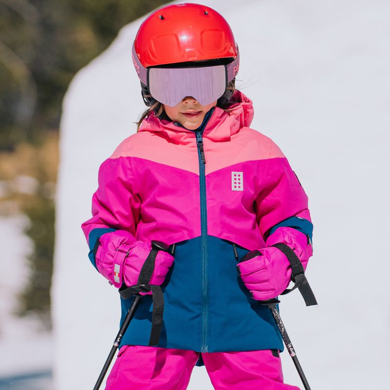 Vaikiška slidinėjimo striukė LEGO Lwjested 708 fuchsia 8