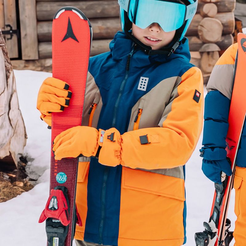 Vaikiška slidinėjimo striukė Lego Lwjaz 805 orange 6